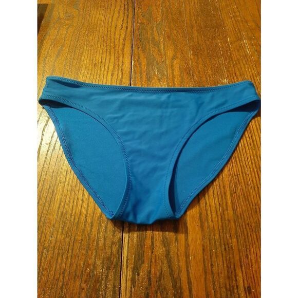 Medium Aerie Blue Bikini Swimsuit Bathing Suit Swimwear Bottoms - Picture 1 of 3